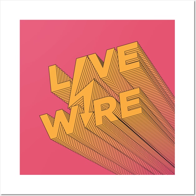 Live Wire Wall Art by GoldSoul